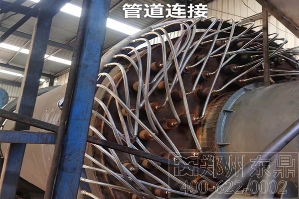 蒸汽煤泥烘干機(jī)安裝實拍現(xiàn)場