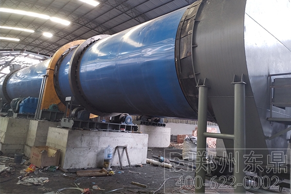 寧夏煤泥烘干機(jī)項(xiàng)目安裝實(shí)拍現(xiàn)場